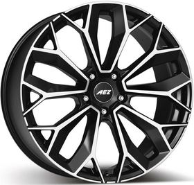 AEZ Leipzig dark 9,5x21 5x120 ET49 dia 72,6 black full polished