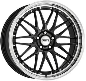 Dotz Revvo dark 8,5x19 5x112 ET25 dia 70,1 black polished lip