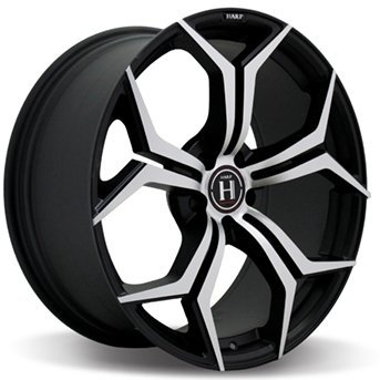 Harp Y-50 9x20 5x112 ET25 dia 66,6 satIn black - machIned
