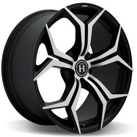 Harp Y-50 9x20 5x112 ET25 dia 66,6 satIn black - machIned