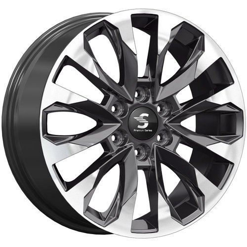 Premium series КР007 (20_Haval H9) 8x20 6x139.7 ET42 dia 75.1 diamond black gris