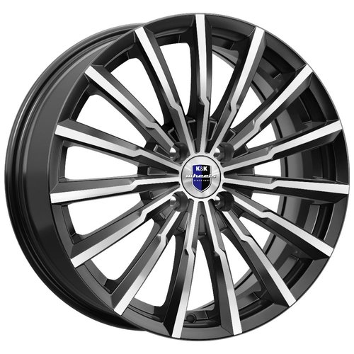 K&K Акцент 5.5x14 4x100 ET39 dia 56.6 алмаз черный