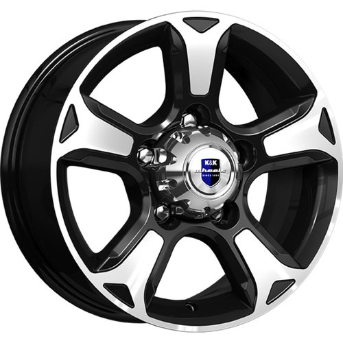 K&K Атлант 7x16 5x139.7 ET35 dia 108.5 алмаз черный