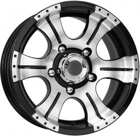 K&K Байконур 7x15 5x139,7 ET-5 dia 110,1 алмаз черный