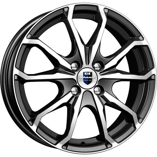 K&K Brent 6x16 4x108 ET47,5 dia 63,35 алмаз черный