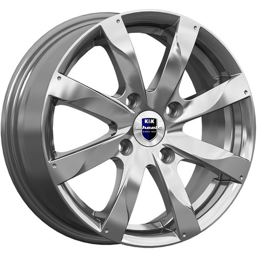 K&K Джемини 5.5x14 4x100 ET49 dia 56.6 дарк платинум
