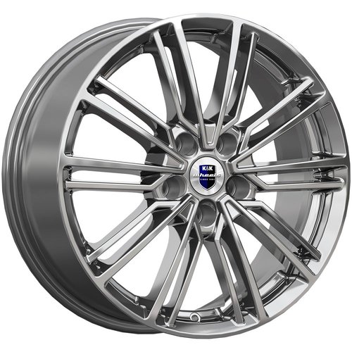 K&K Эрфурт 7x17 4x100 ET37 dia 67.1 дарк платинум