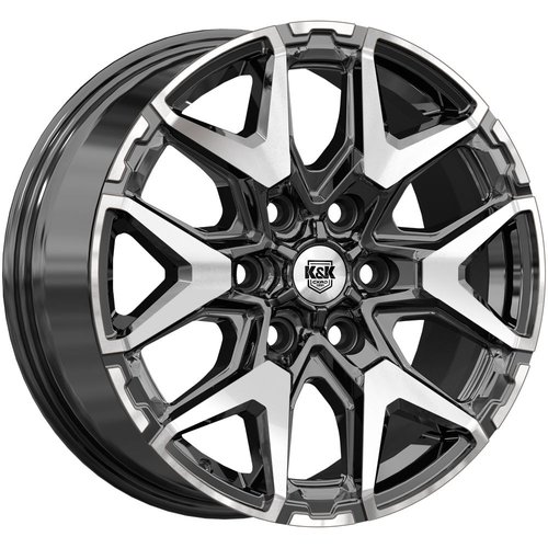 K&K Гангут 7.5x18 6x139.7 ET36 dia 100.1 алмаз черный