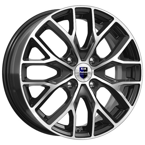 K&K Лилиом 6x16 4x100 ET37 dia 60.1 алмаз черный