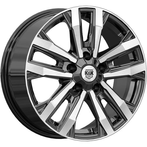 K&K Мичиган 8x18 5x130 ET43 dia 84.1 алмаз черный