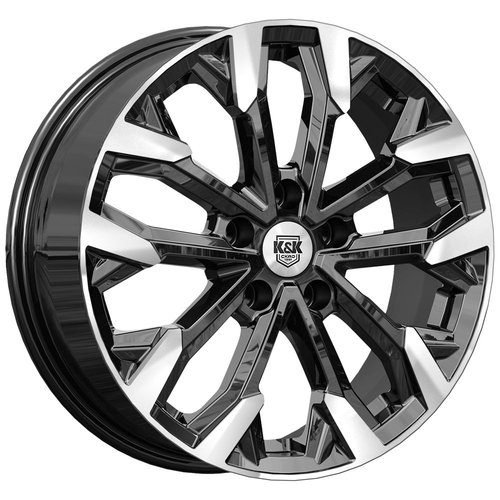 K&K Морейн 6.5x17 5x114.3 ET37 dia 66.6 алмаз черный
