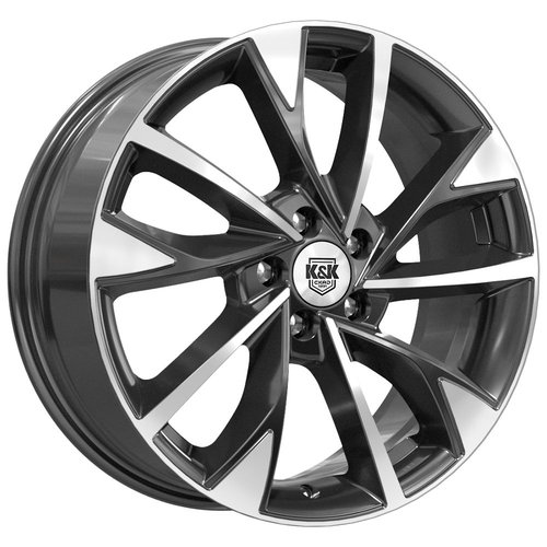 K&K Роквуд 7x17 5x108 ET45 dia 60.1 алмаз черный