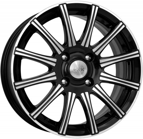 K&K Сиеста 6x15 5x105 ET39 dia 56,6 алмаз черный