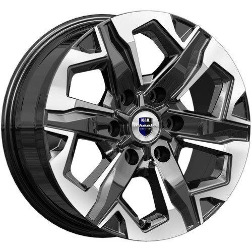 K&K Тейт 7.5x17 6x139.7 ET25 dia 106.1 алмаз черный