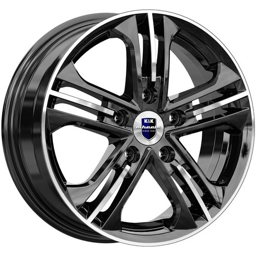 K&K Trinity 6x15 5x112 ET47 dia 57.1 алмаз черный