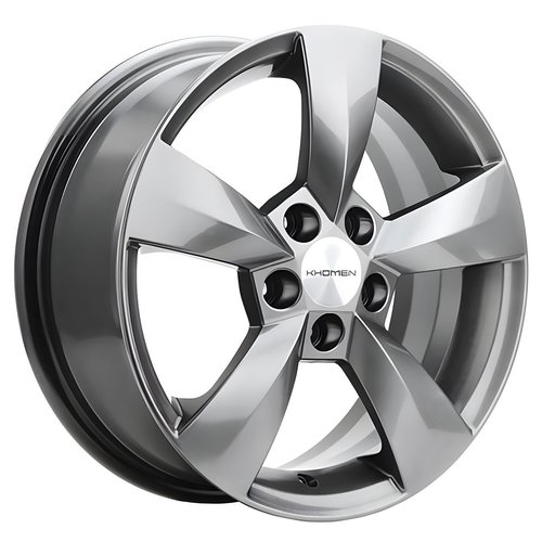 Khomen Wheels KHW1504 (Fabia) 6x15 5x100 ET43 dia 57,1 gray
