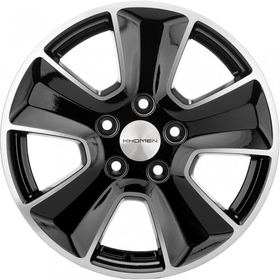 Khomen Wheels KHW1601 (Duster) black-FP