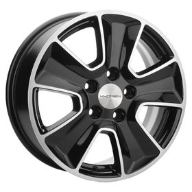 Khomen Wheels KHW1601 (Huyndai/Kia) 6,5x16 5x114,3 ET43 dia 67,1 black-FP