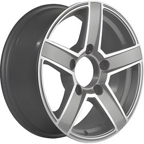 Khomen Wheels KHW1614 (Niva 4x4 Bronto) F-Silver-FP