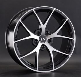 LS wheels 845 8.5x18 5x114.3 ET35 dia 67.1 BKS литые