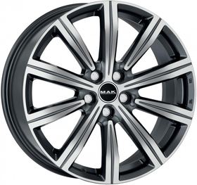 MAK Birmingham 8x19 5x120 ET38 dia 72,6 gun metallic mirror