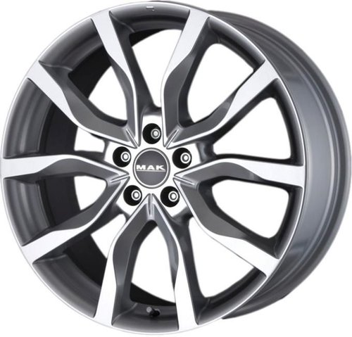 MAK Highlands 9x21 5x108 ET38,5 dia 63,3 gun metallic mirror face