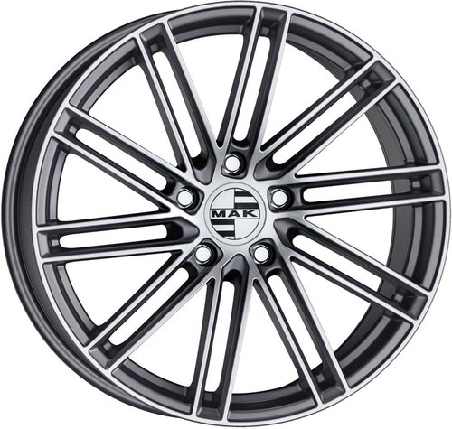 MAK Leipzig 9,5x21 5x130 ET46 dia 71,6 gunmetal mirror face
