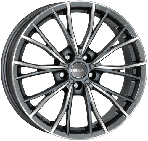 MAK Mark 8x17 5x120 ET43 dia 72,6 gunmetal mirror face