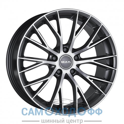 MAK Munchen 8x18 5x120 ET43 dia 72,6 gun metallic mirror