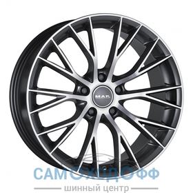 MAK Munchen 9,5x20 5x112 ET35 dia 76 gun metallic mirror