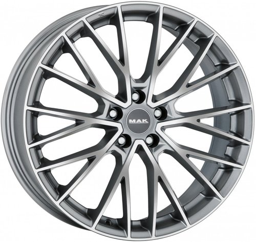 MAK Speciale 9x21 5x112 ET25 dia 66,45 graphite mirror face