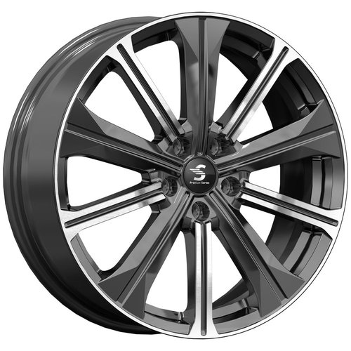 Premium Replica Wheels КР013 7x19 5x108 ET45 dia 60,1 diamond black gris