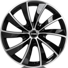 Rial Lugano 7,5x17 5x100 ET36 dia 63,3 diamond black front polished