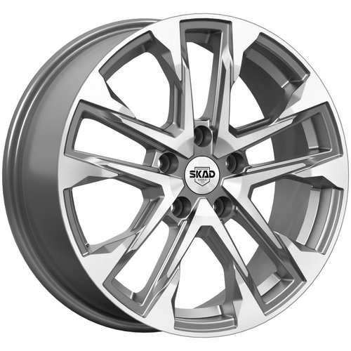 Скад Атакор 7x17 5x108 ET45 dia 60.1 алмаз графит